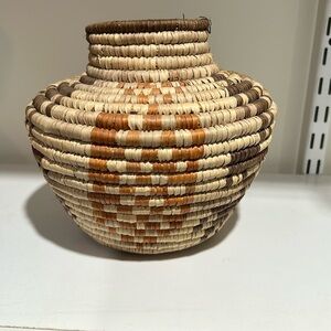 Tribal handwoven basket